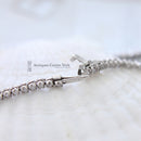 9ct White Gold Diamond 1.00cts Line Bracelet