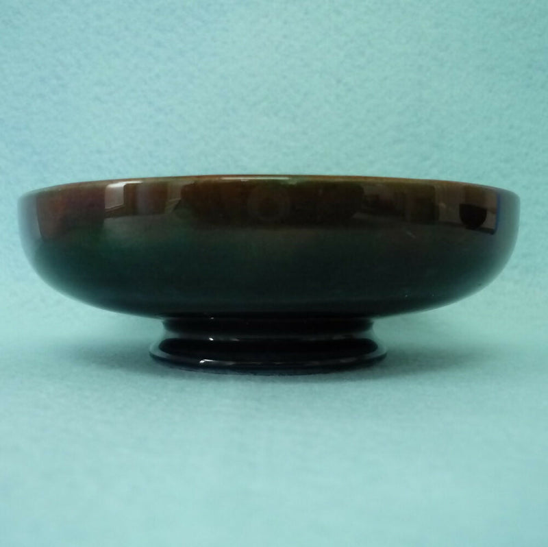 A Moorcroft Flambé Bowl in the Orchid Pattern by Walter Moorcroft