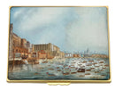 The 1806 River Thames Funeral Procession of Vice Admiral Lord Nelson, Enamel Box. After Daniel Turner.