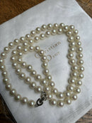Vintage Christian Dior Glass Pearls Opera Length