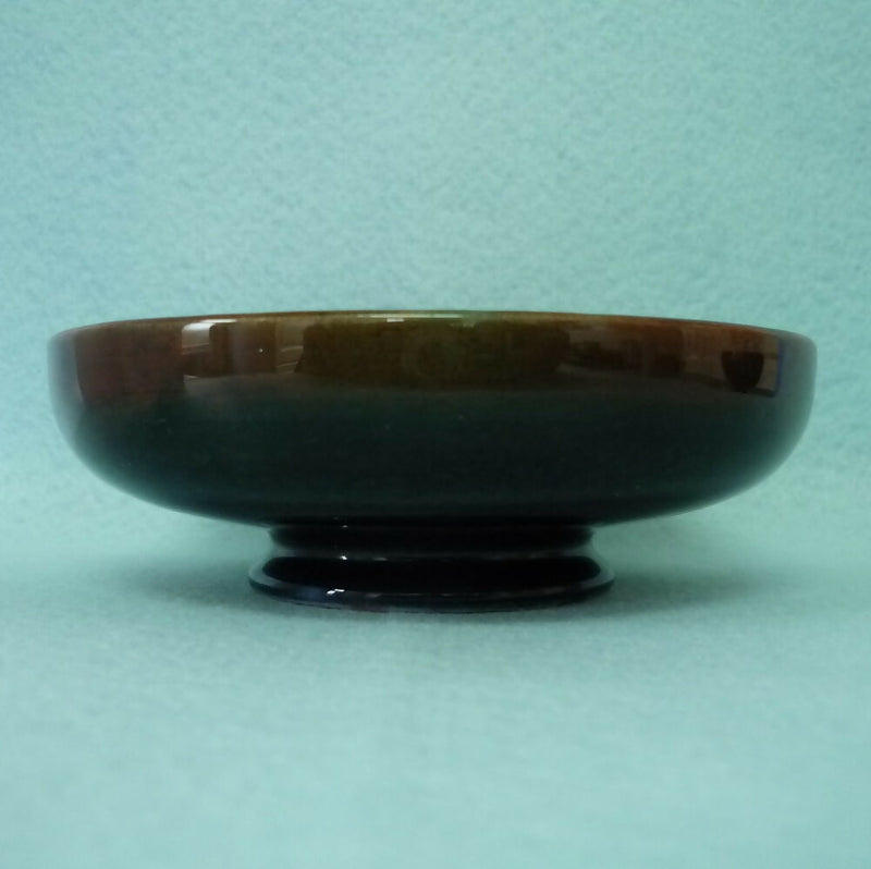 A Moorcroft Flambé Bowl in the Orchid Pattern by Walter Moorcroft