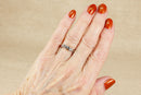 Silver & Topaz Trilogy Ring
