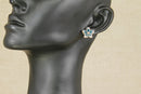 Stunning Silver, Topaz & Gold Overlay Forget-Me-Not Stud Earrings by Clogau – Boxed