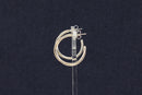 Stylish Sterling Silver Twisted Hoop Earrings
