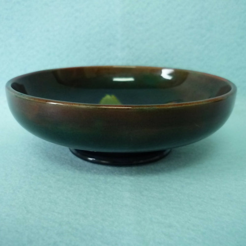 A Moorcroft Flambé Bowl in the Orchid Pattern by Walter Moorcroft