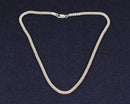 Timeless & Elegant Sterling Silver Chunky Rope Necklace Chain – 18 Inches