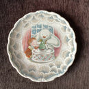 Royal Doulton Snowman Plate - Royal Doulton Christmas Cake Plate Boxed