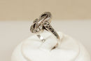 Silver Art Deco Marcasite Ring