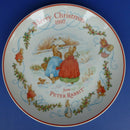 Wedgwood Beatrix Potter Peter Rabbit Christmas Plate - 1997
