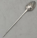 George III Silver Mote Spoon, circa 1760.