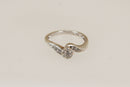 Stylish Argentium Silver & Diamond Twist Ring – 0.25ct Diamond Total