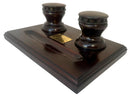 HMS Britannia, Royal Navy Training Ship Dartmouth 1869 - 1905, Teak Inkstand.