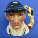 Royal Doulton Limited Edition Small Character Jug - Len Hutton D6945 (Boxed)