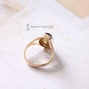 Antique 18ct Garnet & Diamond Ring