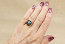 Substantial Sterling Silver & Labradorite Statement Ring