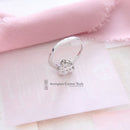 18ct White Gold Heart Cut Diamond 1.00ct Ring