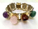 Vintage Depose DLH Gemstone Bracelet