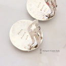 Graziella Laffi Peruvian Sterling Silver Modernist Clip-On Earrings, c.1960s–70s