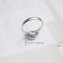 18ct White Gold Aquamarine & Diamond 3 Stone 0.35ct