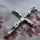Silver Crucifix on 16" Silver Chain