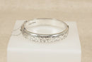 Classic Vintage Sterling Silver Hinged Bangle – Birmingham 1961