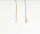 9ct Gold London Blue Topaz & Diamond Pendant and Gold Chain.