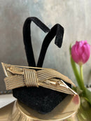 Vintage 1966 Christian Dior Gold Plated Mesh Brooch