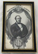 H.R.H. Prince Albert Woven Silk Portrait by Koechlin & Sons, Basle, 1861.