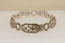 Art Deco Silver & Marcasite Bracelet
