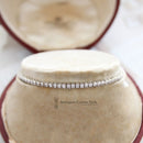 9ct White Gold Diamond 1.00cts Line Bracelet