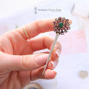 Austrian Vienna Silver Brooch by Hermann Bohm