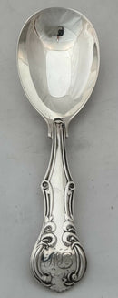 Victorian Silver Caddy Spoon. London 1854, Charles Wallis.
