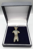 A Roman Bronze Votive Figure Of The God Mercury.