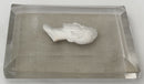 The Duke of Wellington, 19th Century Sulphide Portrait Profile Cut Glass Paperweight.