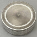 French Silver Circular Box, Circa 1910. 2.5 troy ounces.