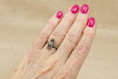 Silver Art Deco Marcasite Ring