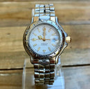 Vintage TAG Heuer Professional Ladies Watch 18K Gold & Steel 200m Quartz Ref WH1351