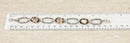 Superb Vintage Silver & Smokey Citrine Bracelet – Circa 1930s