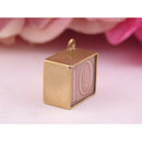Unusual 9ct Gold Framed Vintage Ten Shilling Banknote Pendant/Charm