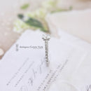 18ct White Gold Oval Diamond Solitaire