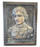 Vice Admiral Viscount Horatio Nelson Portrait Profile Plaque, circa 1905.