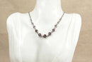 Silver & Amethyst Colour Necklet