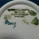 A Moorcroft Claremont Revival Pin Dish with Special Back Stamp