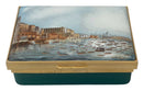 The 1806 River Thames Funeral Procession of Vice Admiral Lord Nelson, Enamel Box. After Daniel Turner.