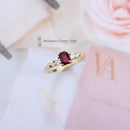 18ct Ruby & Diamond Ring by Tinsley & Co