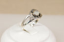 Finely Made Scottish Design Sterling Silver & Moonstone Ring