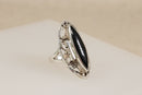 Sterling Silver & Onyx ‘Keepsake’ Statement Ring