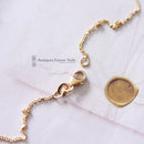 18ct Gold & Diamond Heart & Chain