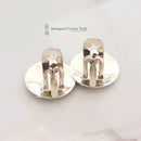 Graziella Laffi Peruvian Sterling Silver Modernist Clip-On Earrings, c.1960s–70s