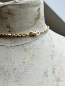 Vintage Christian Dior Art Deco Style Pendant Chain Necklace